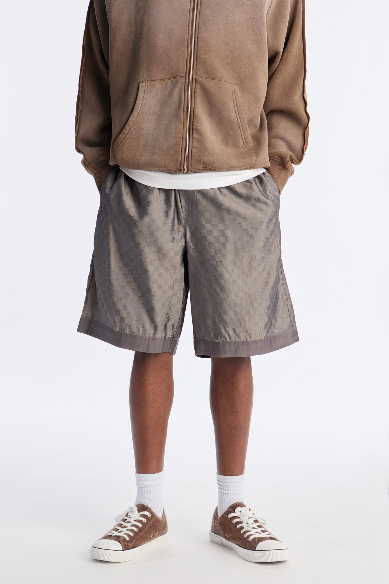 Baggy Arts District Ombre Short Grey Men's Casual Shorts