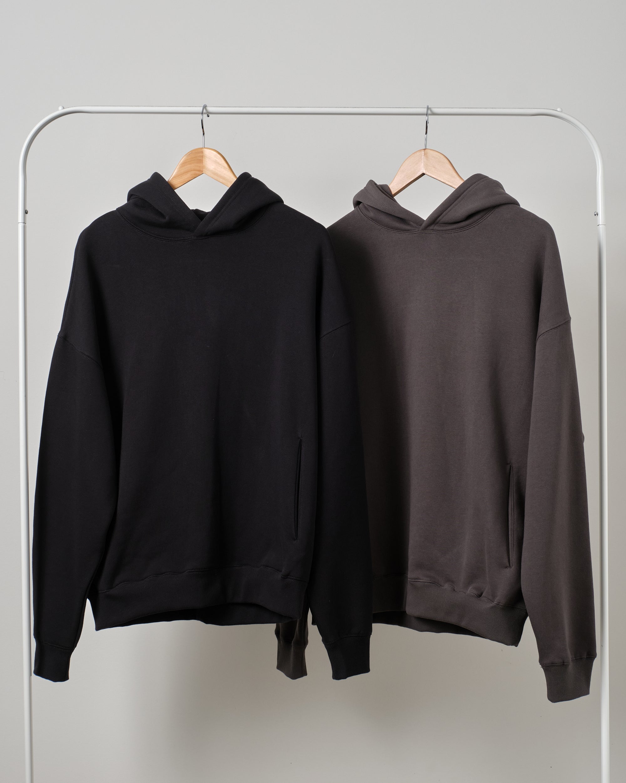 Hoodie 2 Pack: Charcoal, Black